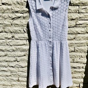 Calvin Klein 4 White Lace Sleeveless Dress